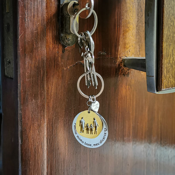 Porta-chaves Família