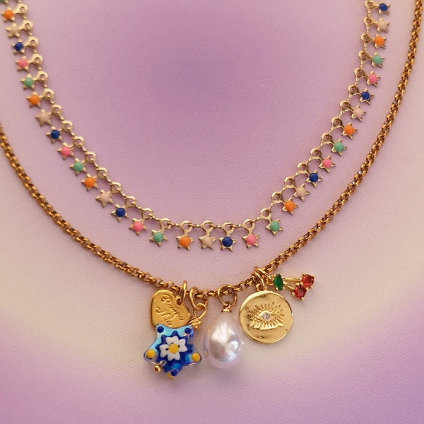 Fio estrelas de cor/fio pendentes PAMPA MIA ®