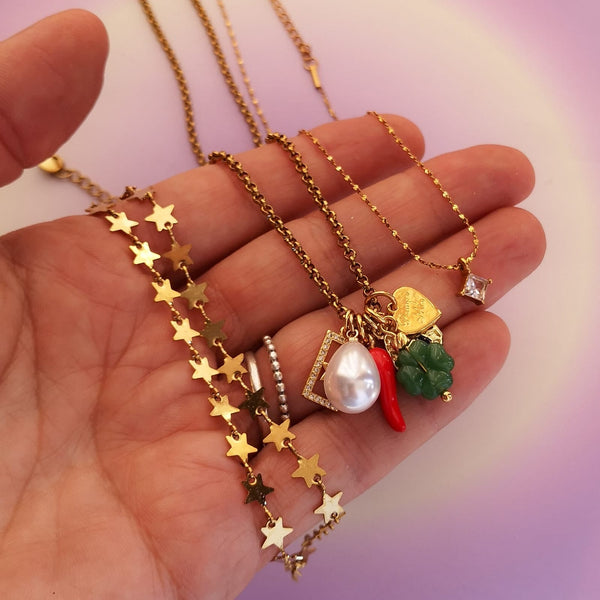 Fio estrelinhas/fio brilhante/fio amuletos PAMPA MIA ®