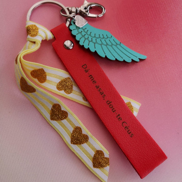 Porta-chaves Dá-me asas, dou-te Céus PAMPA MIA ®