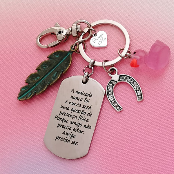 Porta chaves Amizade presença física PAMPA MIA ®
