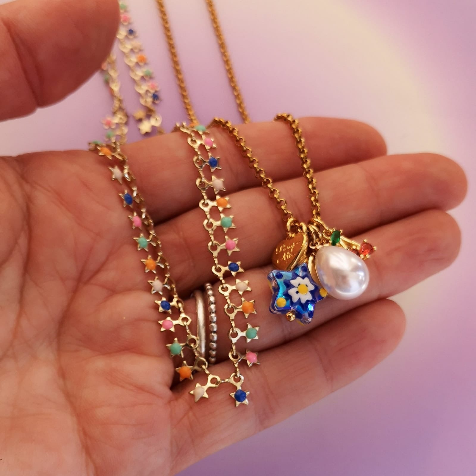 Fio estrelas de cor/fio pendentes PAMPA MIA ®