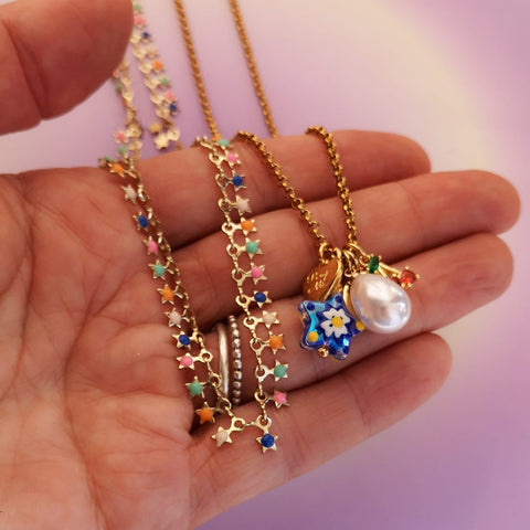 Fio estrelas de cor/fio pendentes PAMPA MIA ®