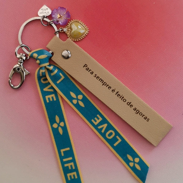 Porta chaves Para sempre é feito de agoras PAMPA MIA ®