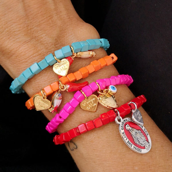 Pulseiras pedras & pendentes