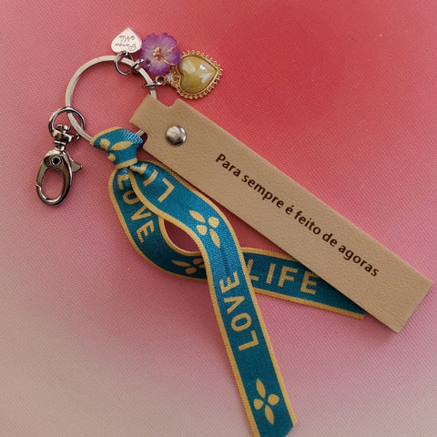 Porta chaves Para sempre é feito de agoras PAMPA MIA ®