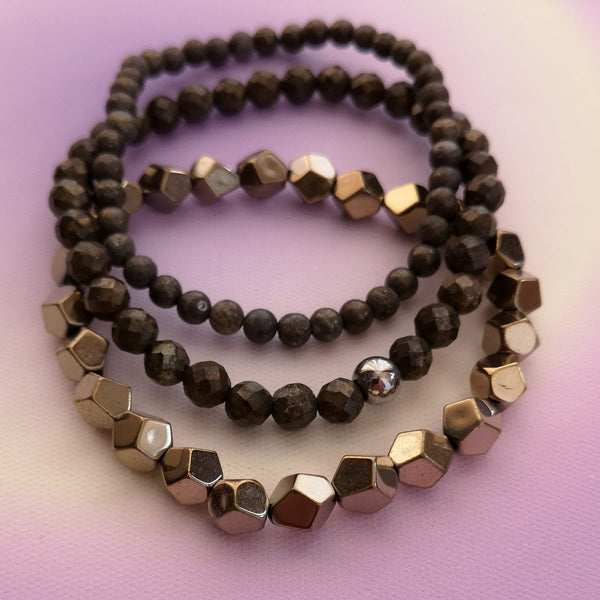 Pulseiras elásticas pirita PAMPA MIA ®