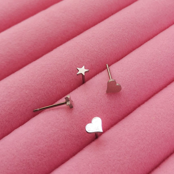 Brincos Estrelas & Corações PAMPA MIA ®