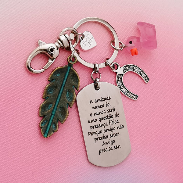 Porta chaves Amizade presença física PAMPA MIA ®