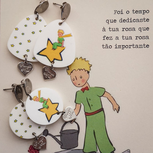 Brincos Principezinho e Estrelas PAMPA MIA ®