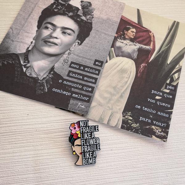 Pin Frida + pack postais PAMPA MIA ®