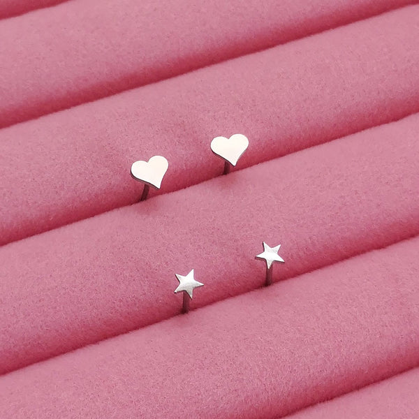 Brincos Estrelas & Corações PAMPA MIA ®