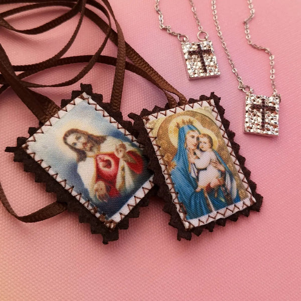 Escapularios Santos & Cruzes PAMPA MIA ®