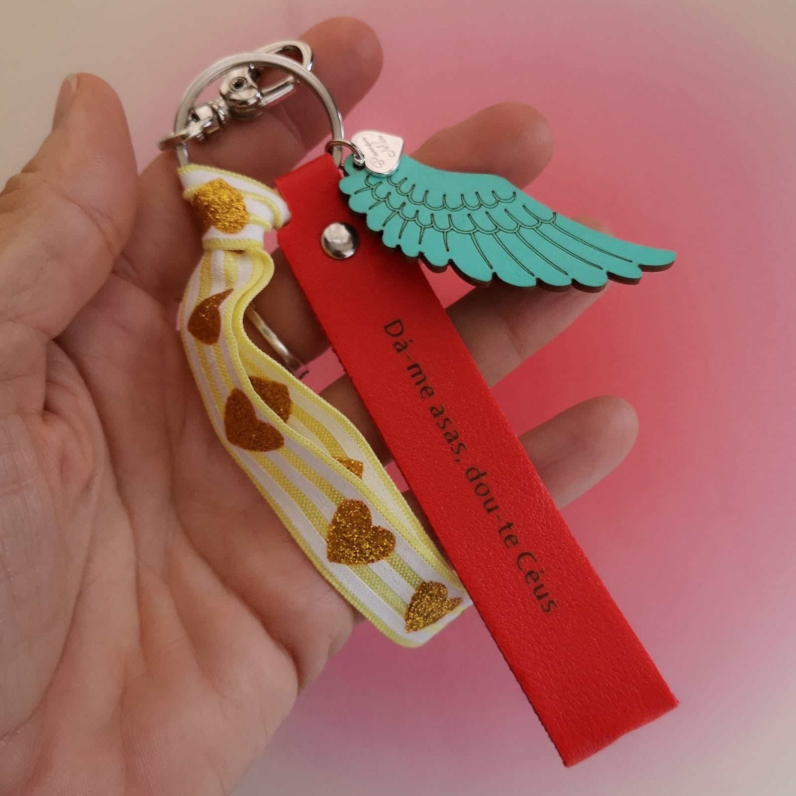 Porta-chaves Dá-me asas, dou-te Céus PAMPA MIA ®