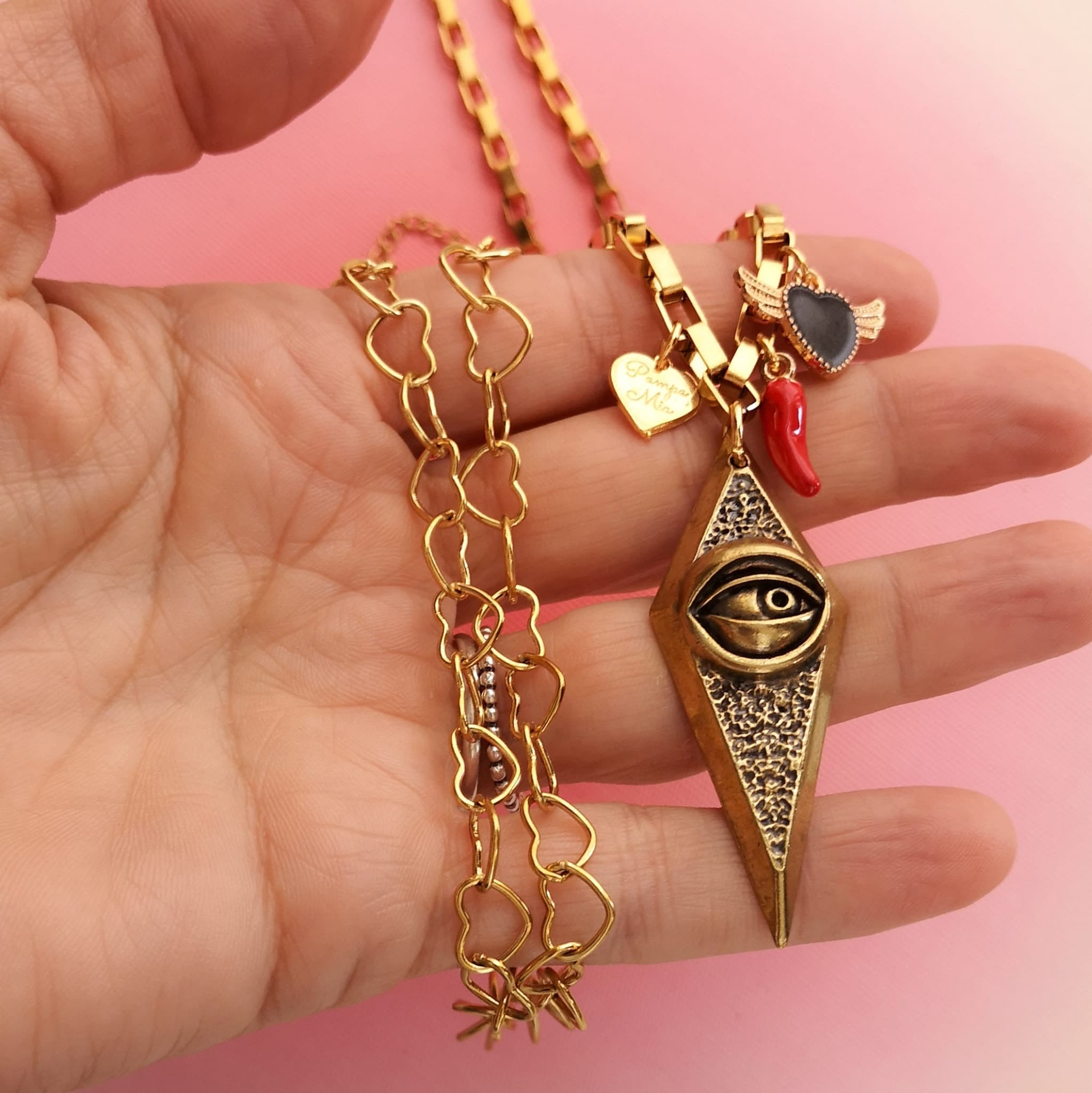 Fios Corações & Olho Turco PAMPA MIA ®