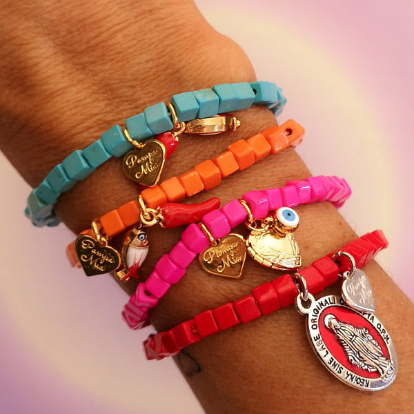 Pulseiras pedras & pendentes