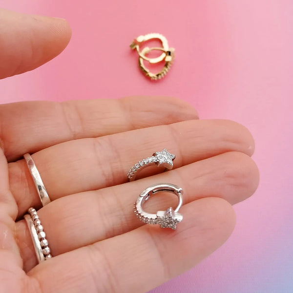 Mini argolas estrela PAMPA MIA ®