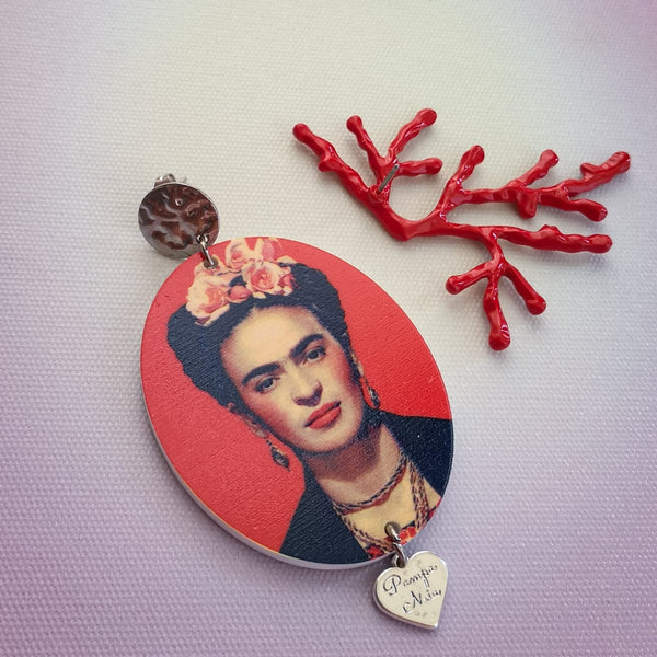 Brincos Frida e folhagem PAMPA MIA ®