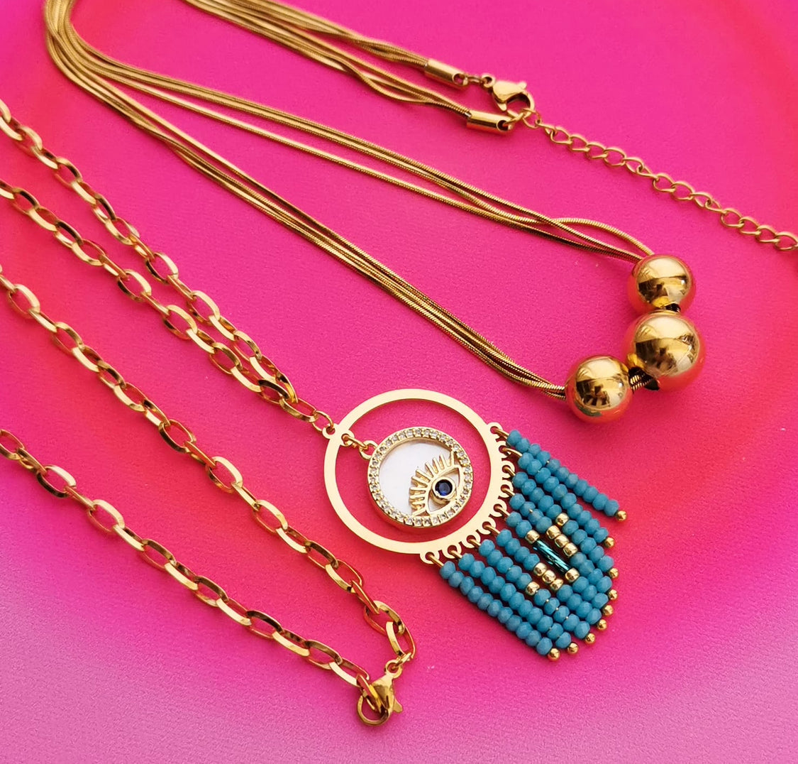 Fios Olho Turco & 3 bolas PAMPA MIA ®