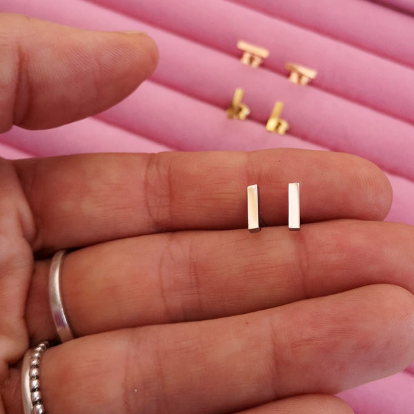 Brincos mini rectángulo PAMPA MIA ®