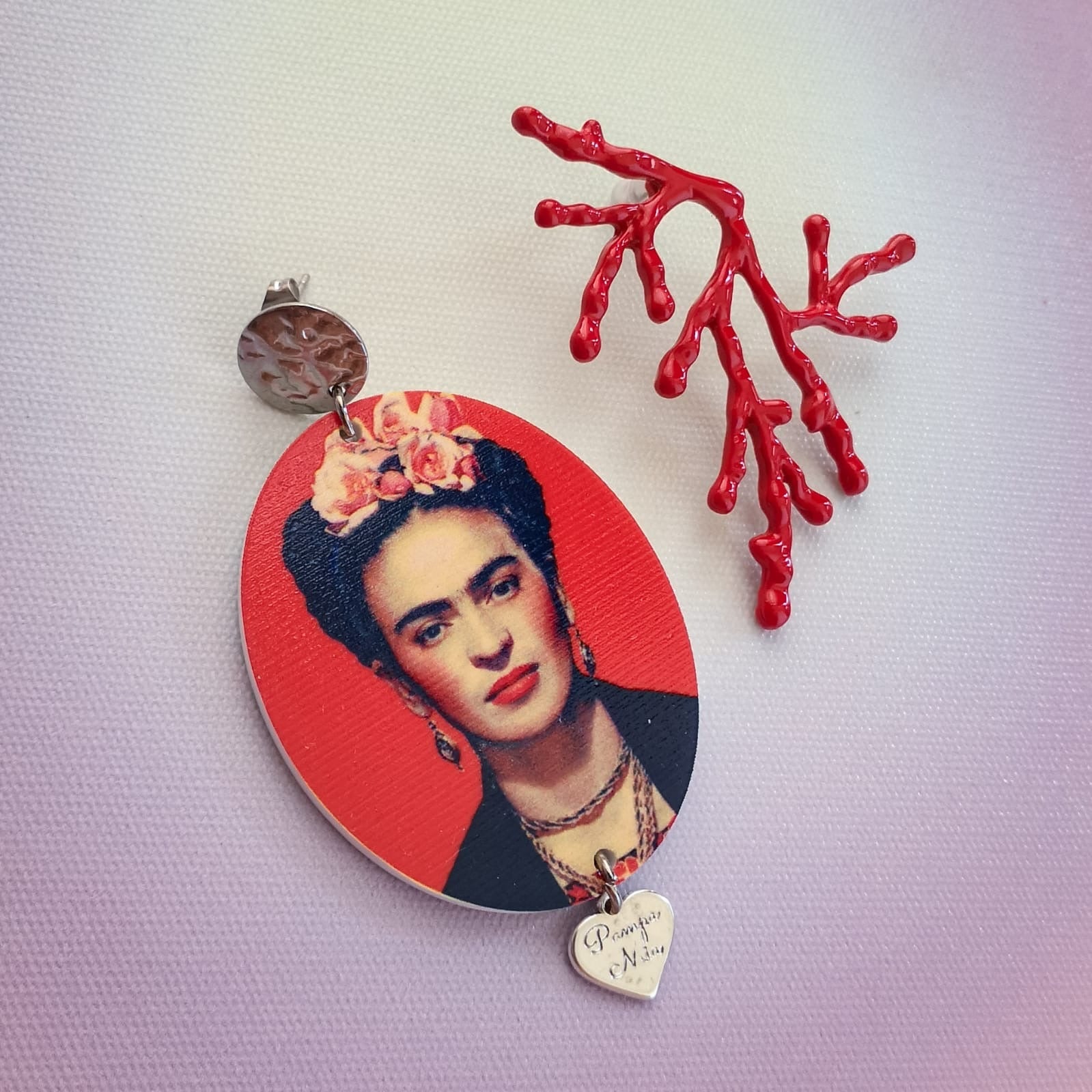 Brincos Frida e folhagem PAMPA MIA ®