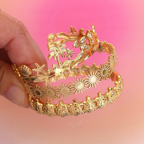 Pulseiras praia, tartarugas e sol PAMPA MIA ®