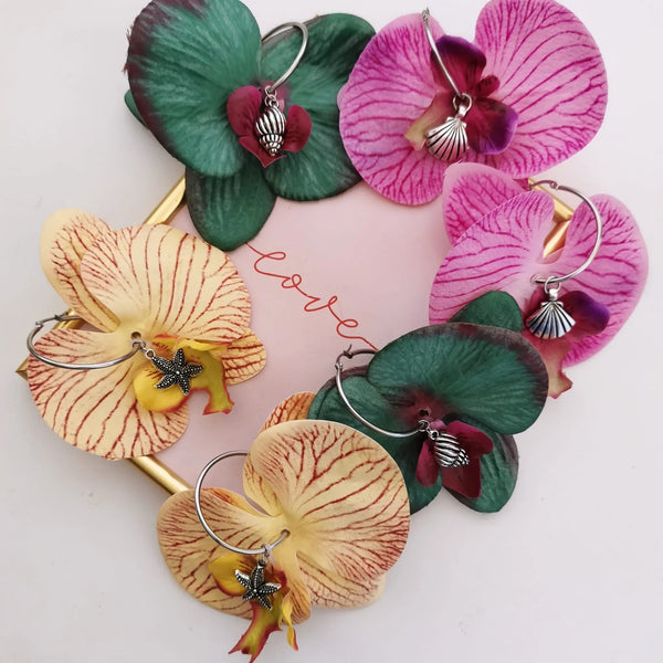Brincos Orquídeas & Mar PAMPA MIA ®