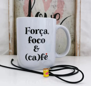 Caneca Força, Foco & (Ca)Fé PAMPA MIA ®