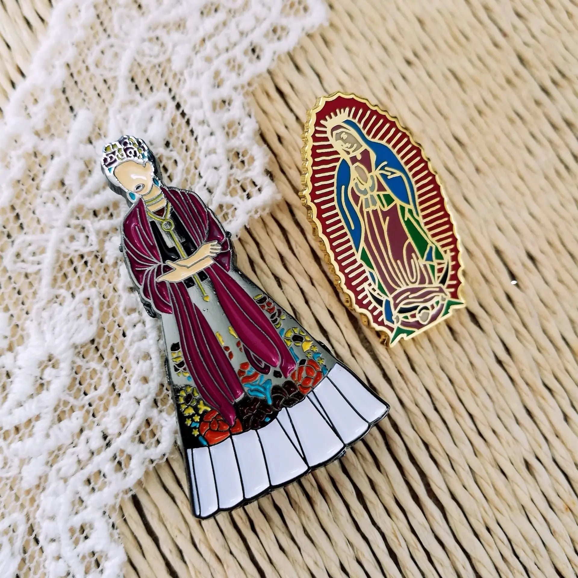 Pin Frida e Virgem de Guadalupe PAMPA MIA ®