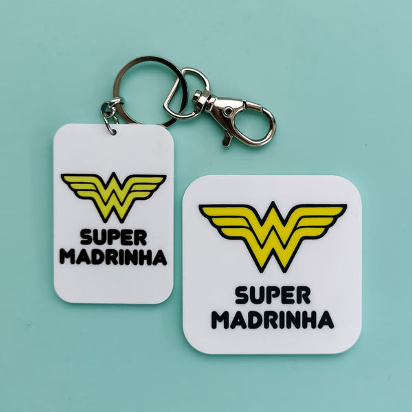Porta-chaves / Íman - Super Madrinha e Símbolo