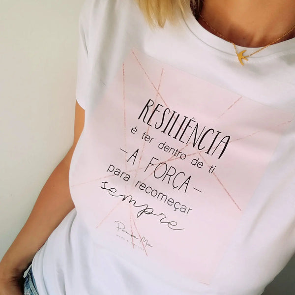 T-Shirt Frase Inspiradora PAMPA MIA ®